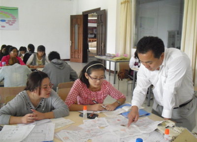 大生财务班正在上课